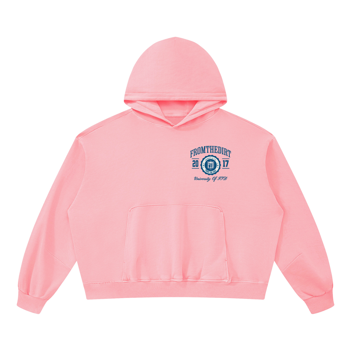 From The Dirt  Boxy Vintage Washed Hoodie