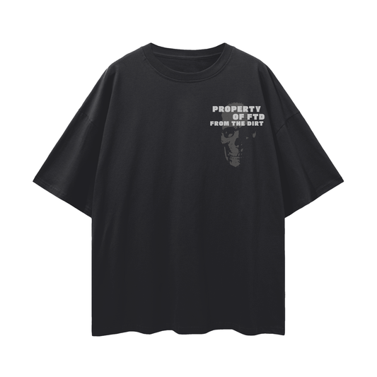 Property OF FTD Skull Loose Drop Shoulder T-Shirt - FTD MERCH BY DREW™