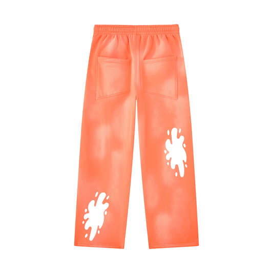FTD From The Dirt Sunfade Wide Leg Fleece Sweatpants