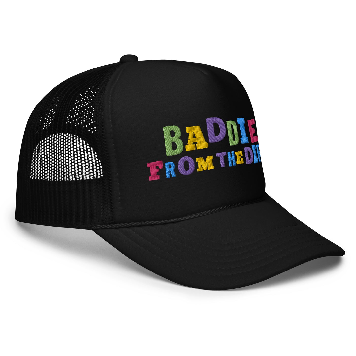 FTD Baddie From The Dirt Foam trucker hat - FTD MERCH BY DREW™