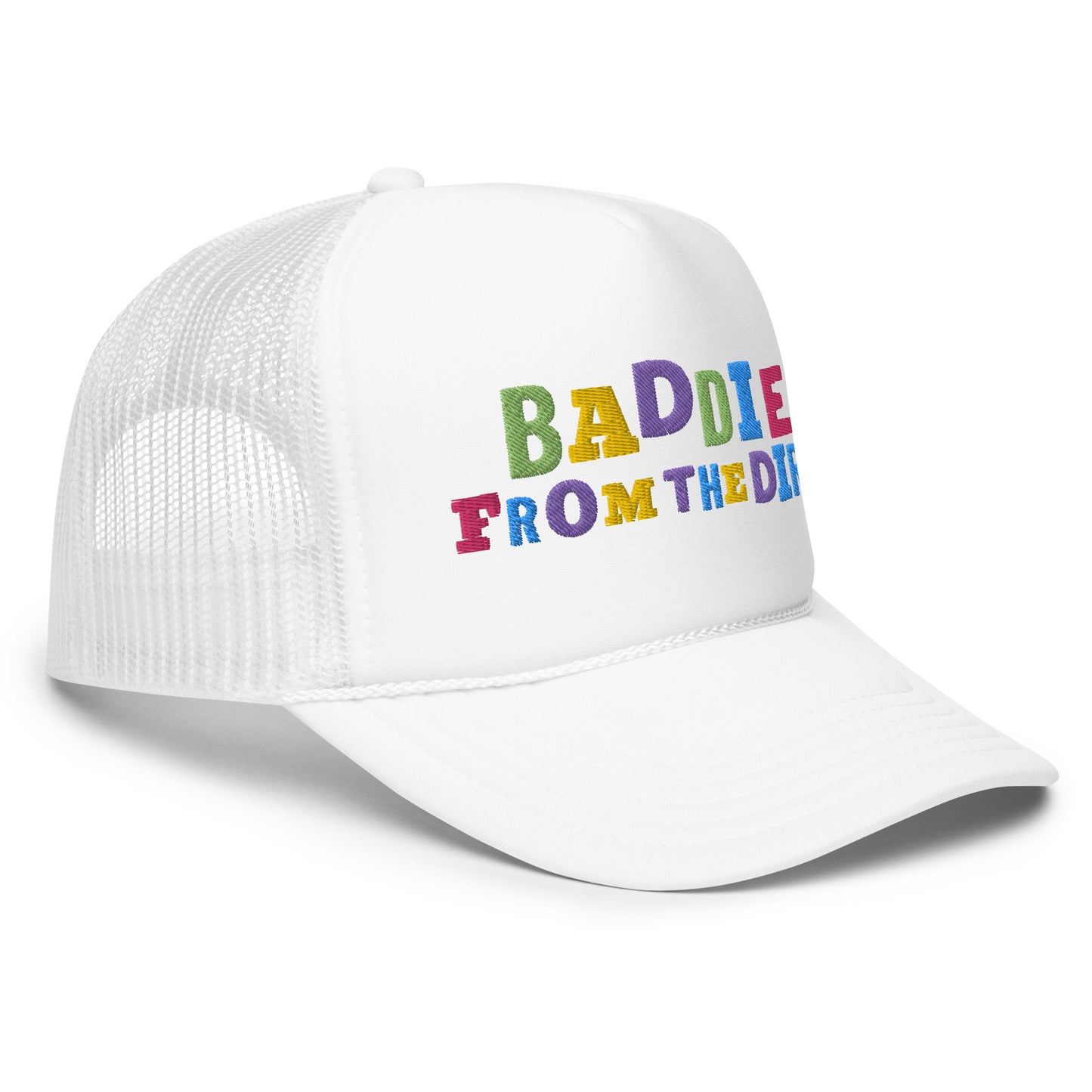 FTD Baddie From The Dirt Foam trucker hat - FTD MERCH BY DREW™