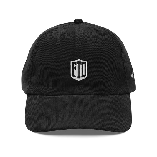 FTD x DIRTDEPT. Vintage corduroy cap - FTD MERCH BY DREW™