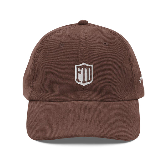 FTD x DIRTDEPT. Vintage corduroy cap - FTD MERCH BY DREW™