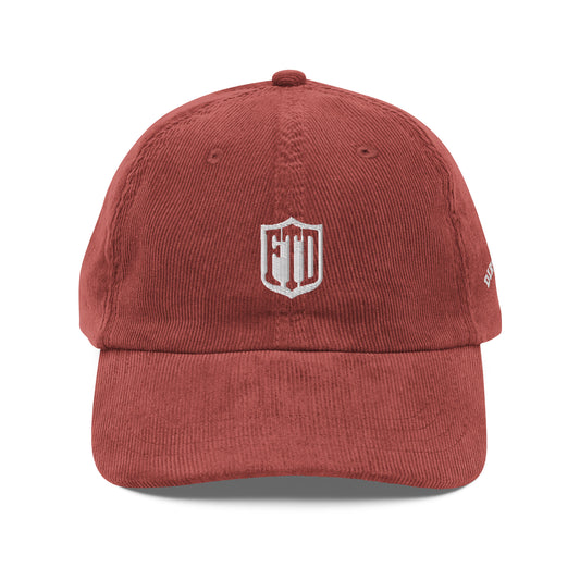 FTD x DIRTDEPT. Vintage corduroy cap - FTD MERCH BY DREW™