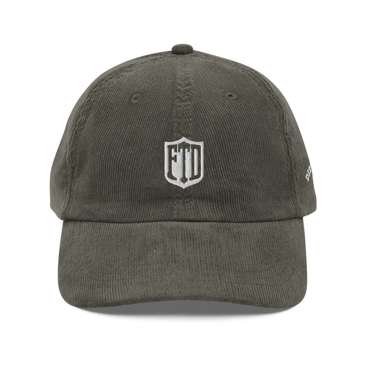 FTD x DIRTDEPT. Vintage corduroy cap - FTD MERCH BY DREW™